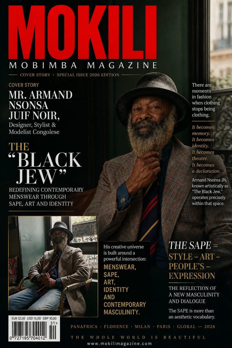Armand Nsonsa Jn The Juif Noir Redefining Menswear Language