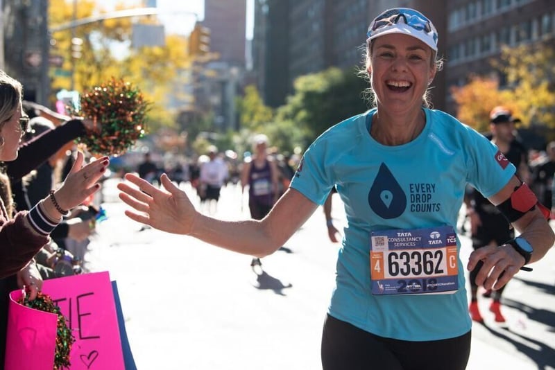 100 MARATHONS IN 100 DAYS - RUNNER MINA GULI SPOTLIGHTS GLOBAL WATER CRISIS