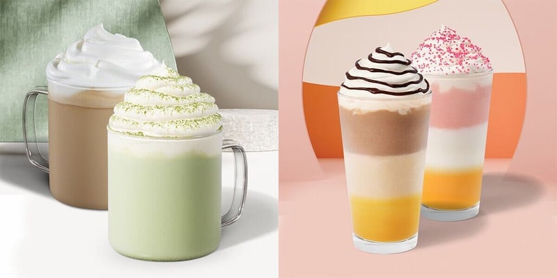 Tasty tummy warmers and super-chilled from Starbucks