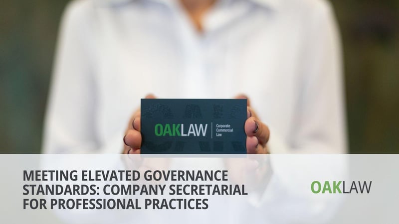 OAK Law Publishes Guide on Governance Standards for Professional Practices