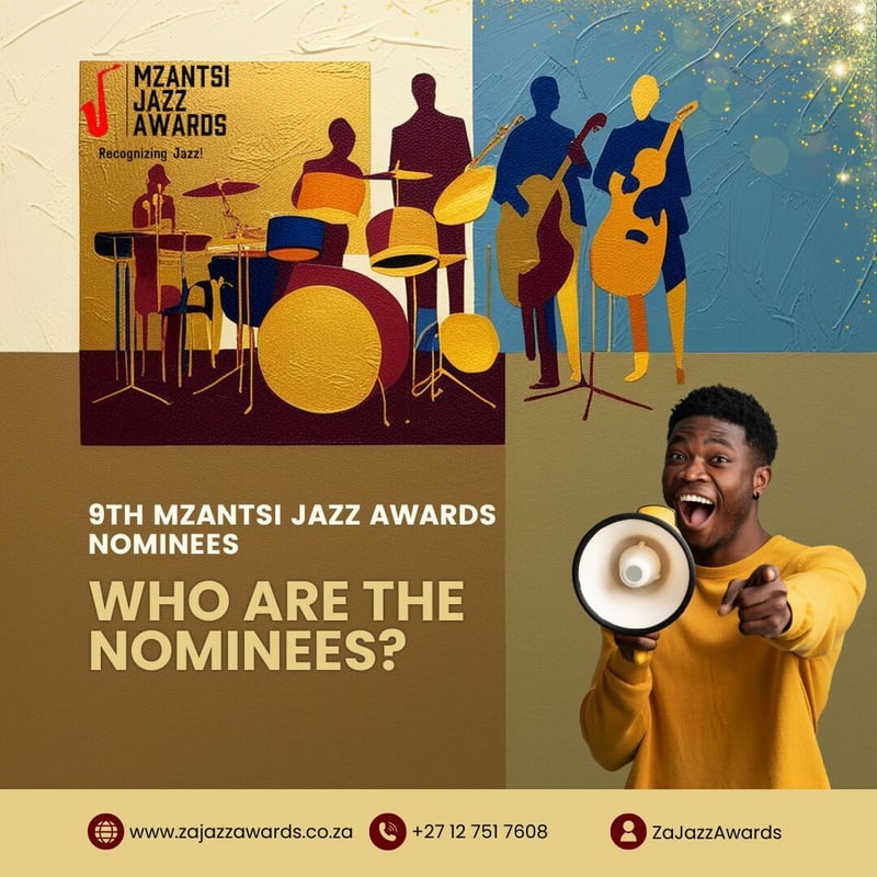 Get Ready to Celebrate! Mzantsi Jazz Awards Unveils Exciting Nominees for 9th Annual Celebration!