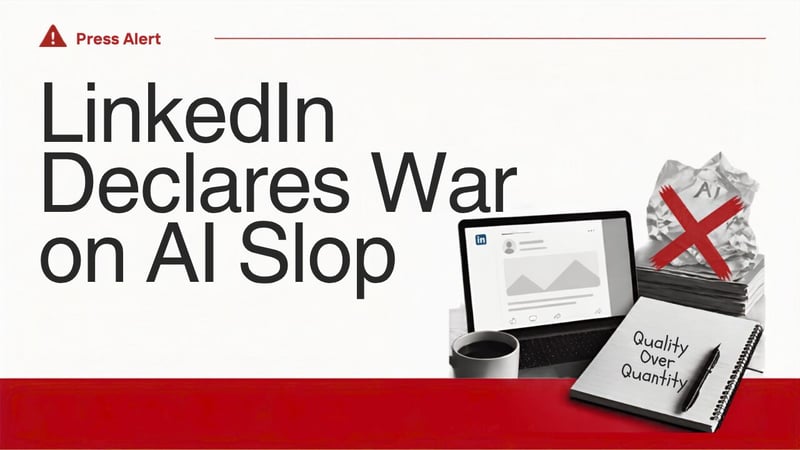 LinkedIn Declares War on AI Slop - What It Means for South African B2B Marketing