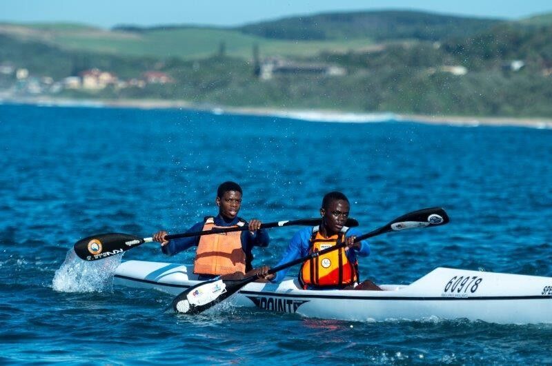 Top field of paddlers competes in epic Leatherback Rum Surfski Challenge at inaugural Ocean Festival