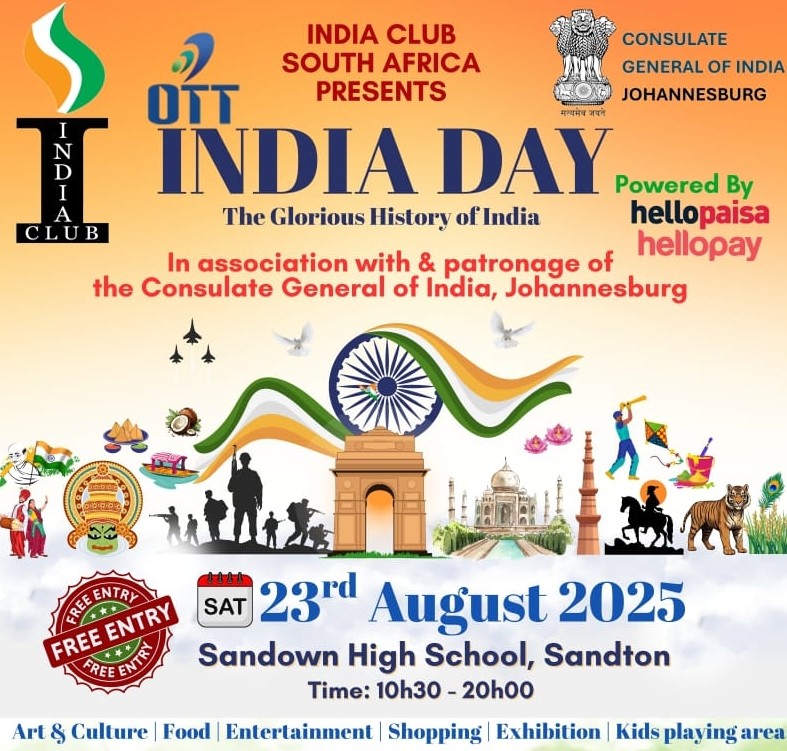 South Africa's Largest Cultural Celebration Returns - OTT India Day 2025 Showcases Nearly 8 Decades of Indian Heritage