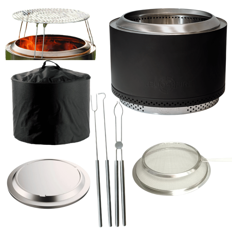 The Ultimate Christmas Gift - Helios Smokeless Fire Pit Kits Bring the Heat Without the Smoke   