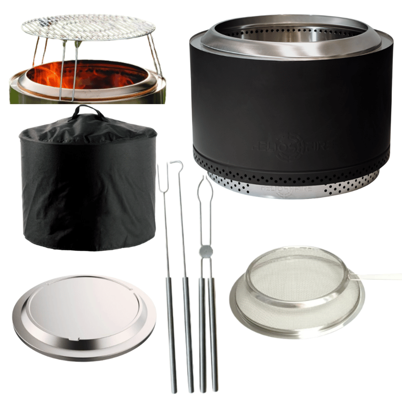The Ultimate Christmas Gift - Helios Smokeless Fire Pit Kits Bring the Heat Without the Smoke