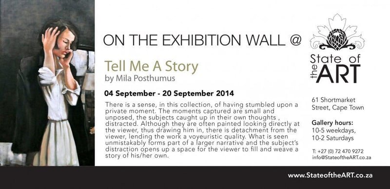 Tell Me A Story | an exhibition by Mila Posthumus at StateoftheART