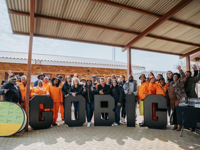 Go Big Media Repurposes Old Billboard Banners into 300 Durable School Bags and Pencil Cases for Children in Mahikeng, Potchefstroom and Kimberley