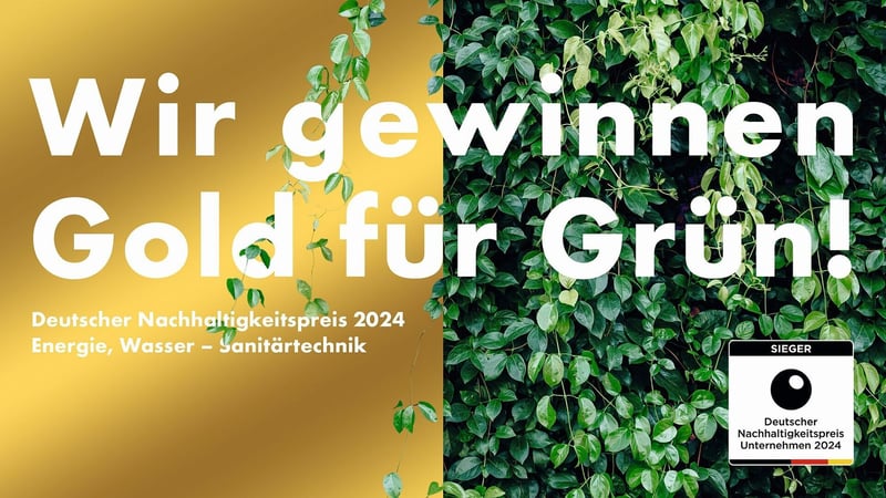 Hansgrohe goes green - Awards, Innovation & a Sustainable Future