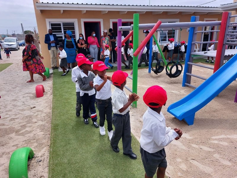 AfriSam builds concrete possibilities for tiny tots at Sivukile ECD