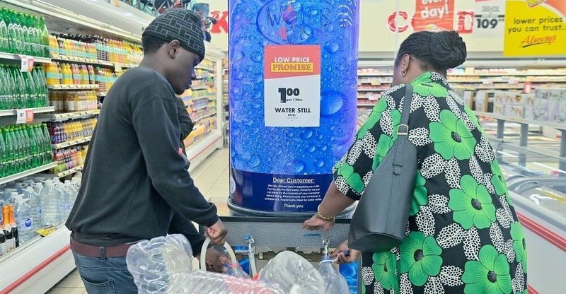 Shoprite And Checkers Offer Purified Water At Just R1 Per Litre