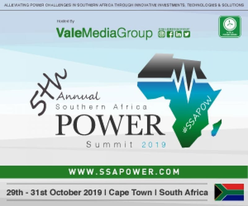 Call for papers is Open! The 5th Annual Southern Africa Power Summit 2019. #SSAPOW19 29th-31st October Cape Town.