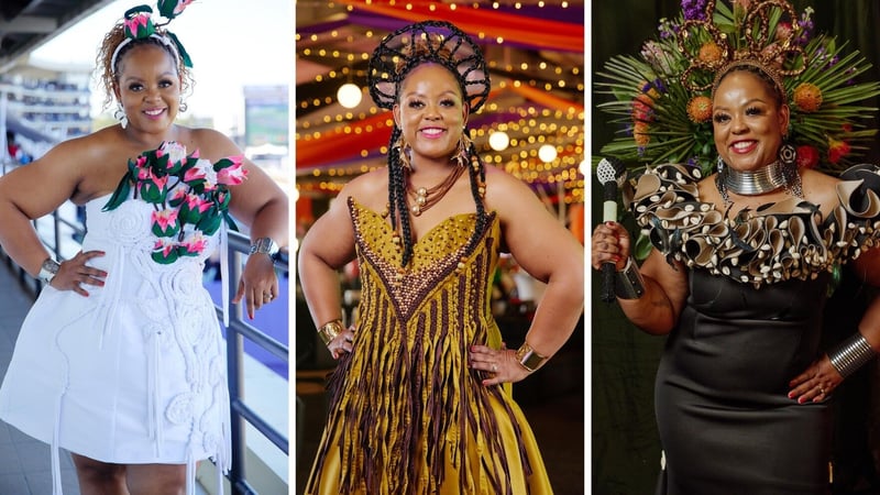 Carol Ofori Turns Heads in Three Powerful Looks at the 2025 Hollywoodbets Durban July