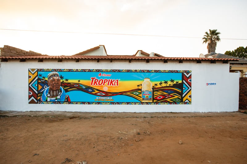 Tropika Commissions 15 Murals And 115 Branded Taxis Celebrating Dr Esther Mahlangu Aesthetic