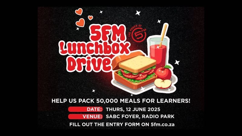 5FM Announces '5FM Lunchbox Drive'