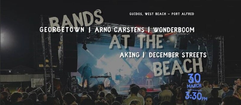 Bands At The Beach Music Festival In Port Alfred - Ticket Sales And Giveaways