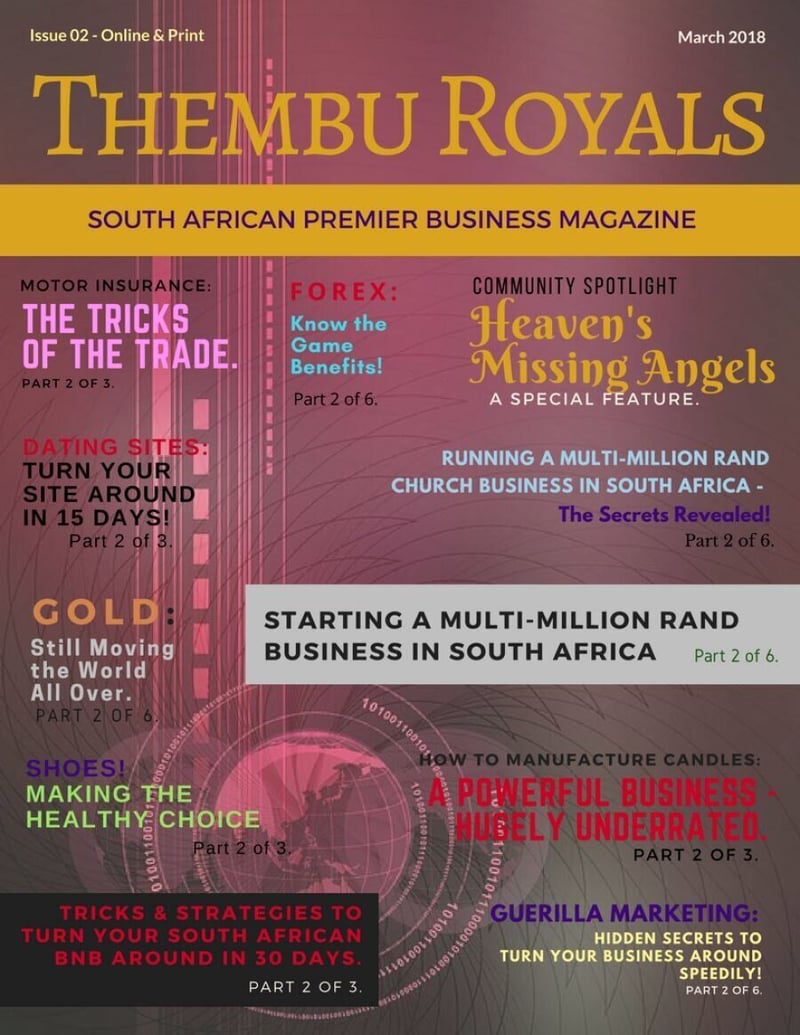 Thembu Royals magazine reaches access to 35million + Readers Worldwide