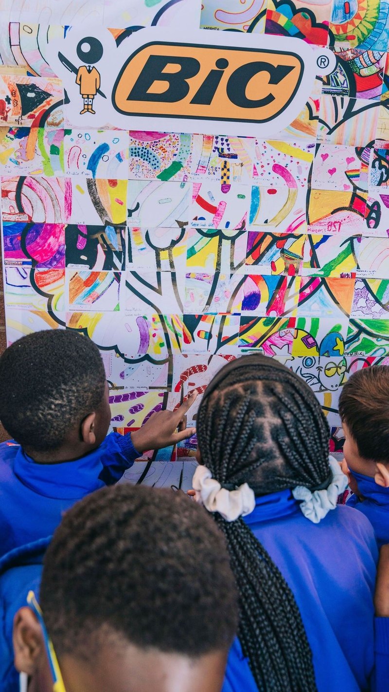 From over 1,690 Little Ideas to Something Much Bigger - BIC Unveils Learner-Created Murals Across Gauteng