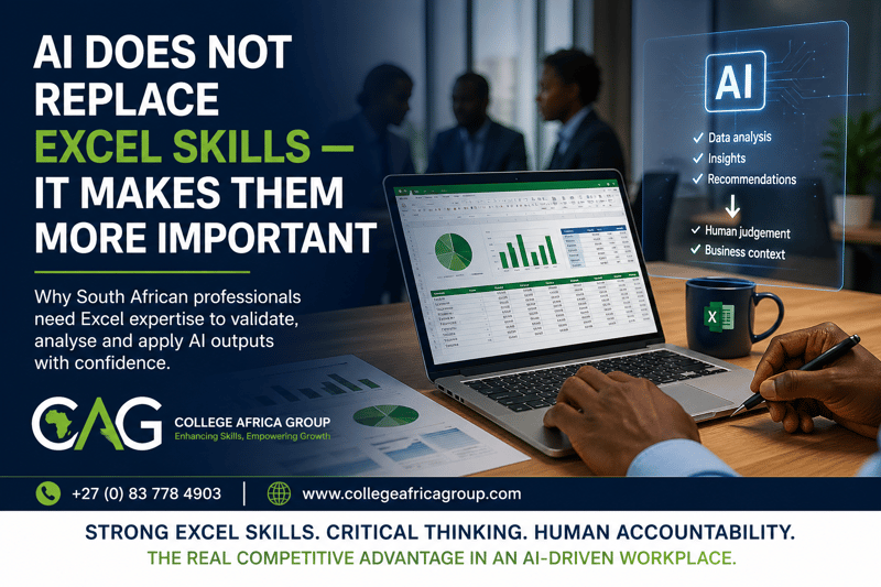 AI Does Not Replace Excel Skills — It Makes Them More Important for South African Businesses