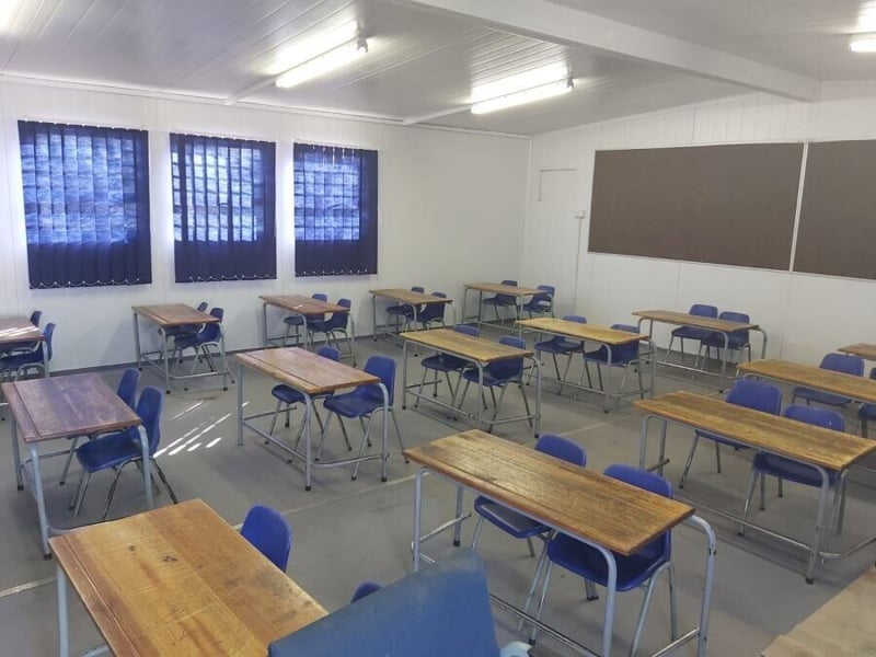 Kwikspace supplies 52 classrooms for school safety in Eldorado Park