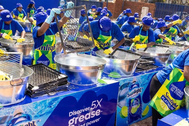 Sunlight Ultra Power Cleans 500 Braai Grids with One 750ml Bottle in Under 11 Minutes