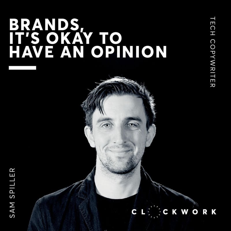 Brands, it’s okay to have an opinion