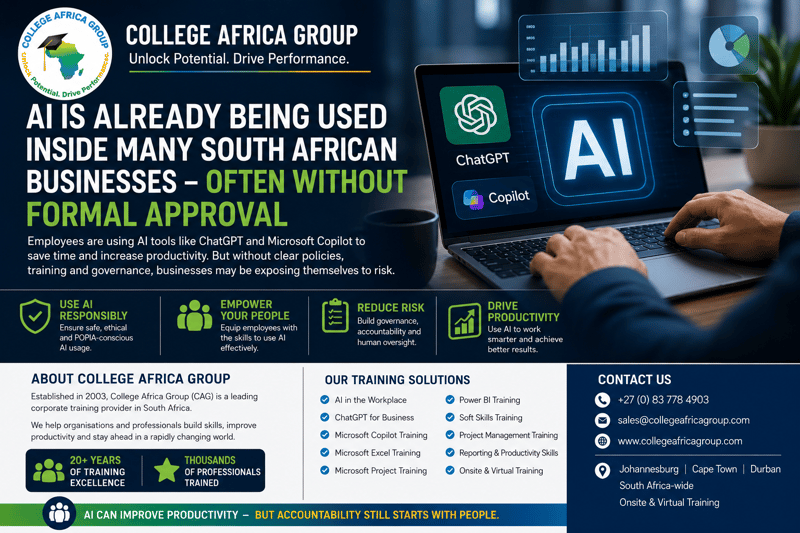 AI Is Already Being Used Inside Many South African Businesses — Often Without Formal Approval