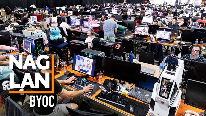 NAG BYOC LAN at rage is Live May the pixels be forever in your favour!