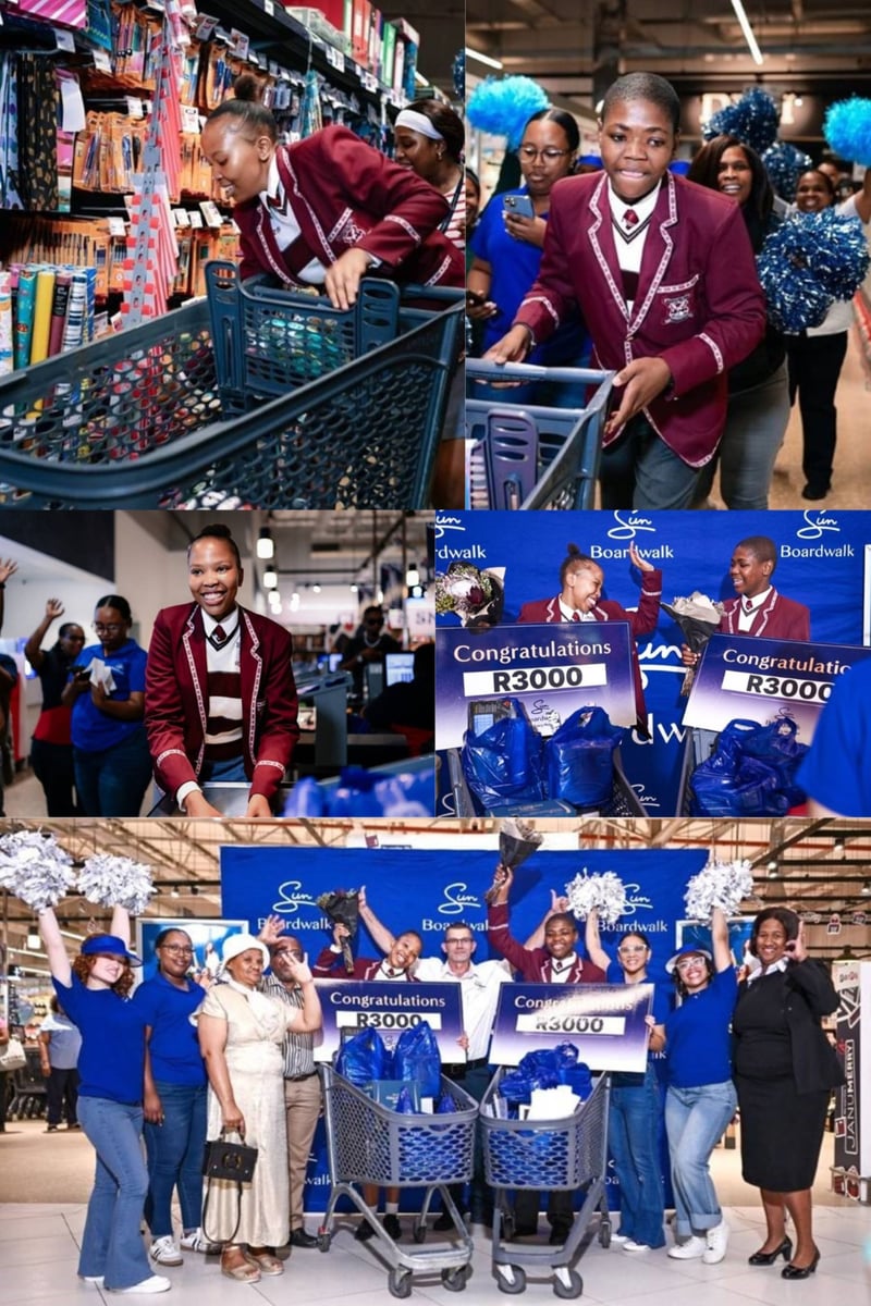 Ready, steady, Trolley Dash honours head boy and head girl