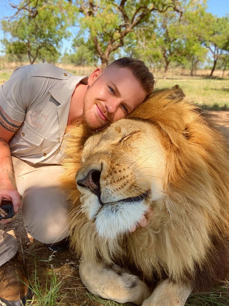 How Shandor Larenty Is Using His Platform to Champion Animal Welfare and Lion Conservation