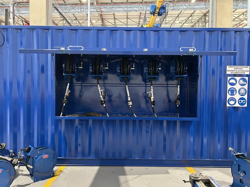 Bosch Rexroth Africa supplies custom containerised lubrication dispensing system