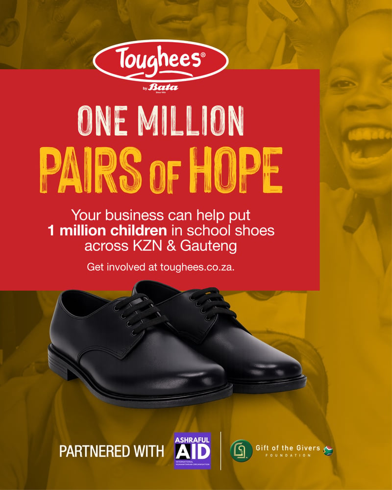 Join Bata’s One Million Pairs of Hope Campaign for Mandela Month
