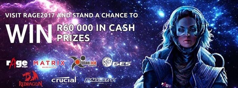 Fans visiting Rage this year stand the CHANCE to WIN R60 000 IN CASH!