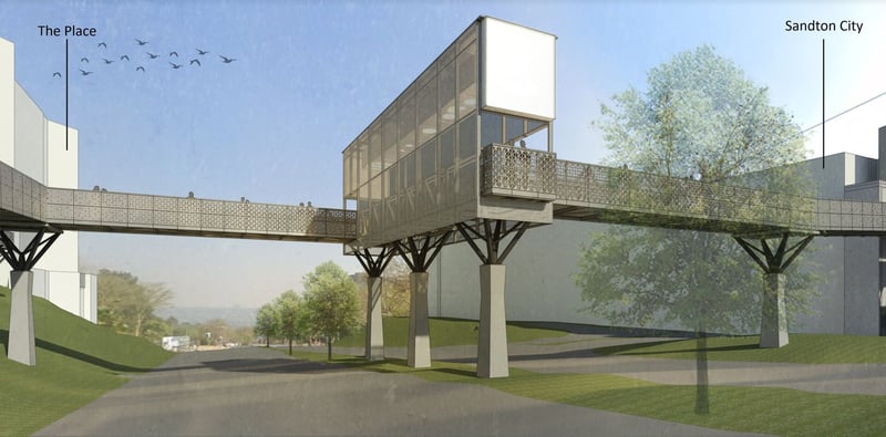 Growthpoint’s new Sandton Drive Link Bridge connects assets, access and attractions in Sandton Central