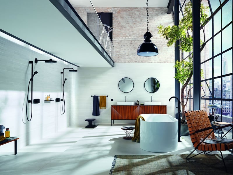 Media Info - AXOR inspires stunning bathroom designs - blending industrial design and pure function