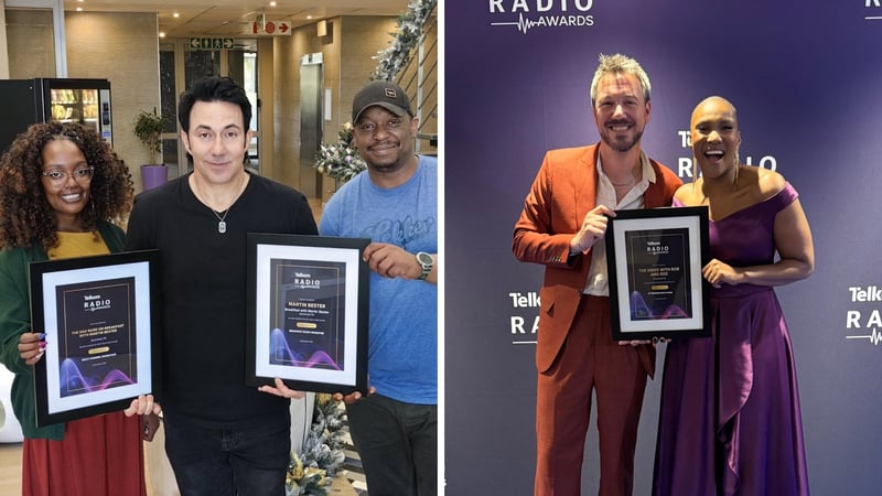 Jacaranda FM’s Flagship Breakfast and Drive Shows Triumph with Three Feel-Good Wins at the 2025 Telkom Radio Awards