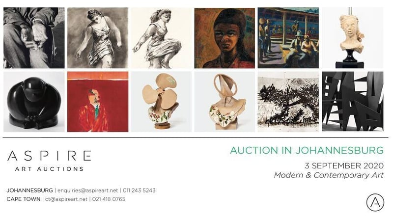 The art market is holding steady in challenging times - Aspire Art Auctions sets the stage for Modern and Contemporary Art Auction in Johannesburg