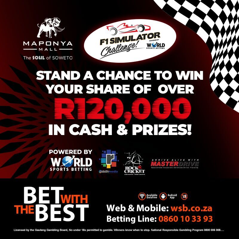 Maponya Mall F1 Simulator Challenge