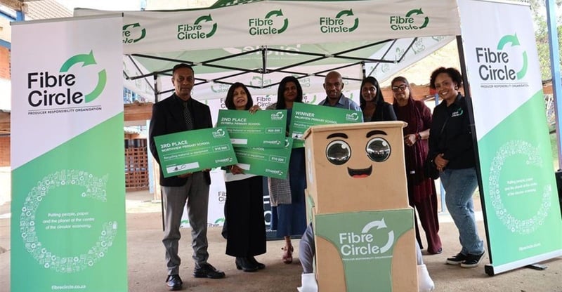 Fibre Circle Hands Over R30 000 Prize to Palmview Primary as Recycling Competition Winners