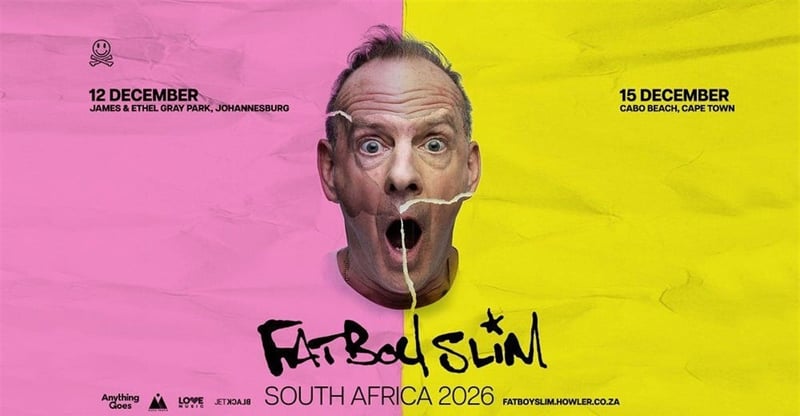Norman Cook Fatboy Slim To Headline Two Anticipated South Africa Electronic Shows In 2026