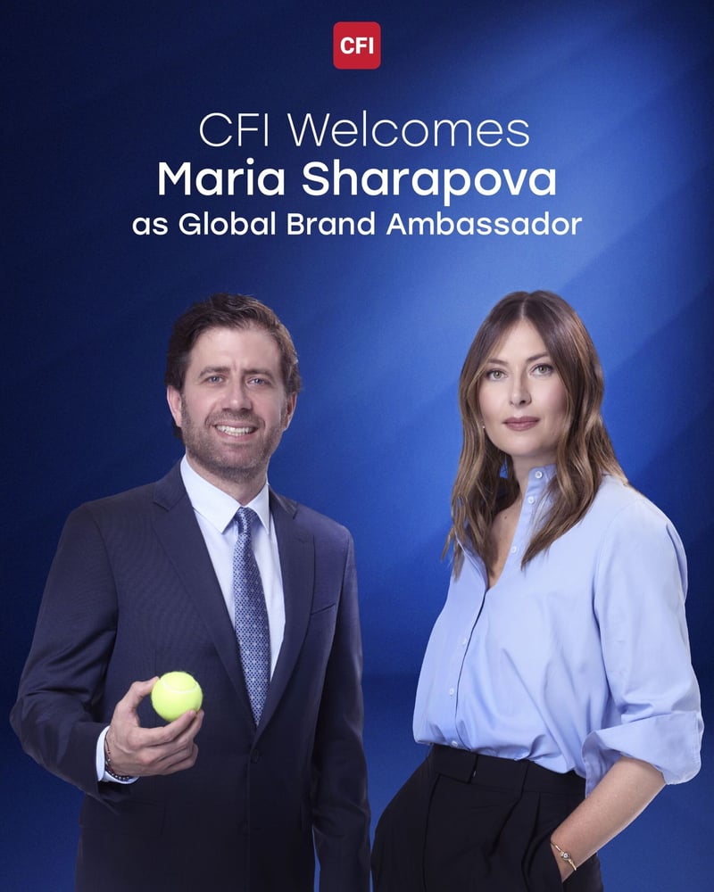 CFI Welcomes Maria Sharapova as Global Brand Ambassador