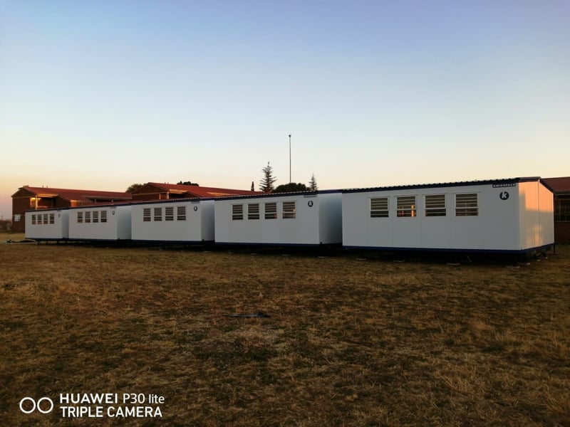 Kwikspace helps LDE meet Limpopo’s classroom demand; upskills & temporarily employs Limpopo locals