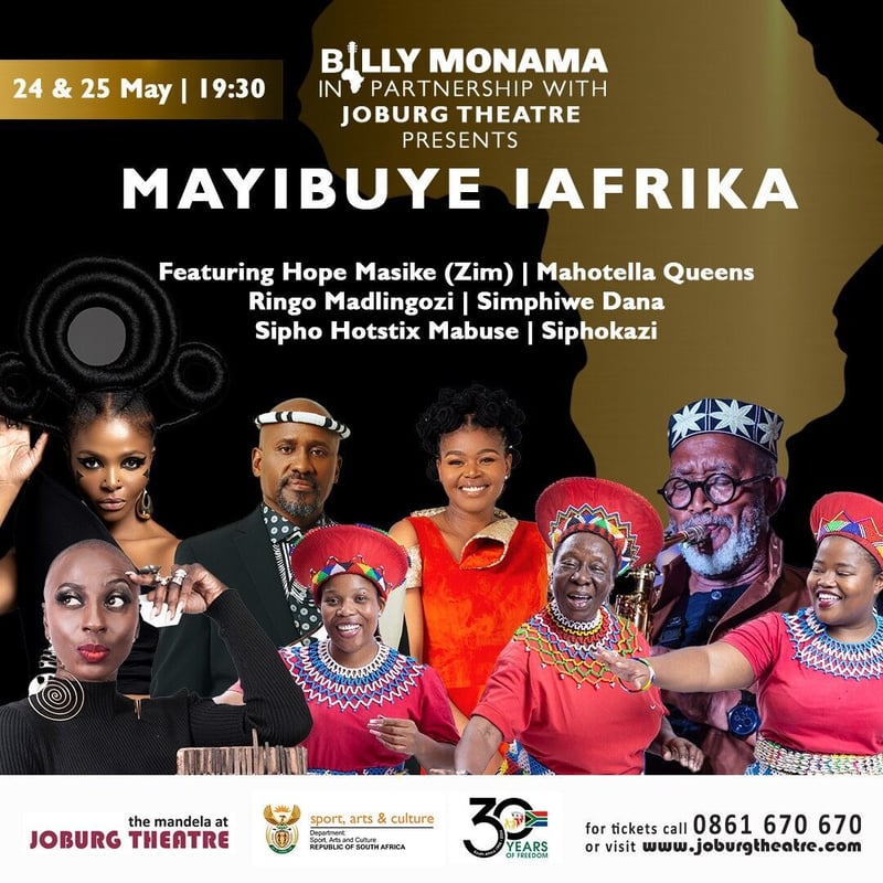 Mayibuye iAfrika Concert Returns with Legendary Musical Line-Up