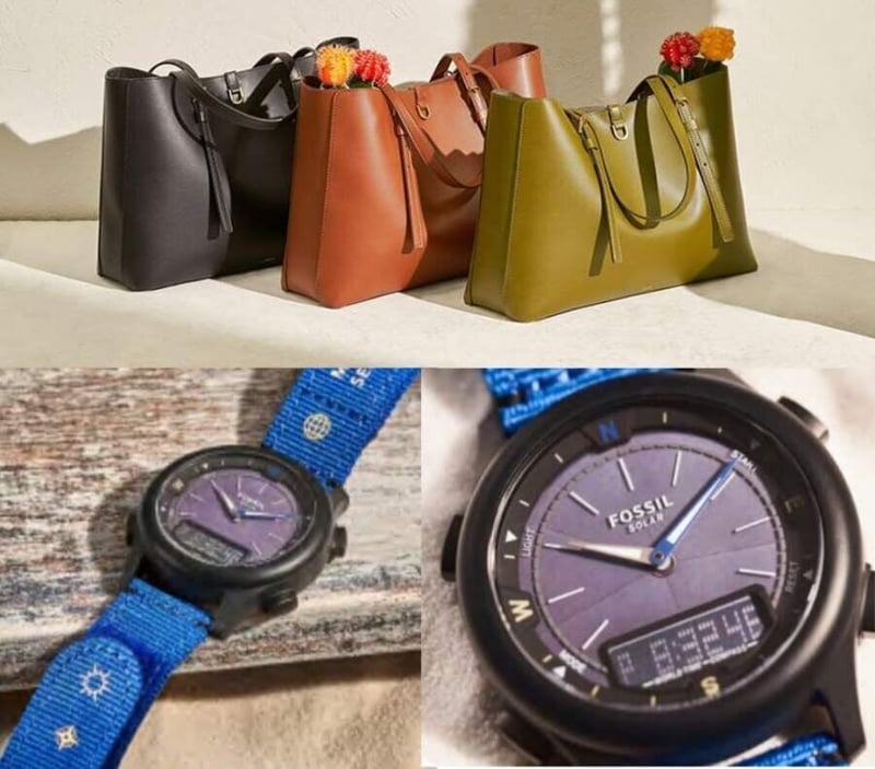 Introducing Pro Planet Collection By The Fossil Group Featuring Cactus Leather Totes & Solar-Powered Watch