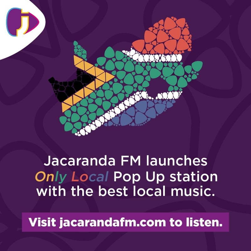 Jacaranda FM Brings Back 'Only Local' Pop-Up Station This Heritage Month