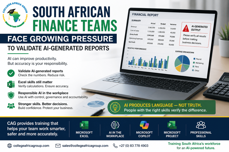 South African Finance Teams Face Growing Pressure to Validate AI-Generated Reports