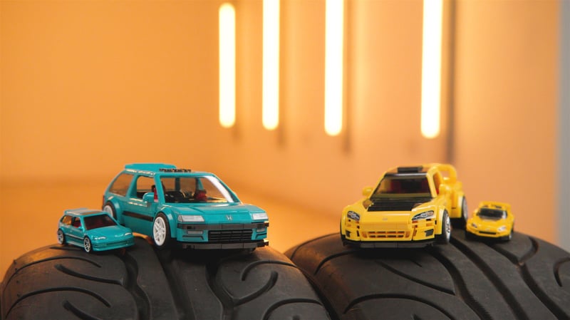Mattel Brick Shop™ and Hot Wheels® Expand Line and Introduce Collector Builds of Two Iconic Honda Models