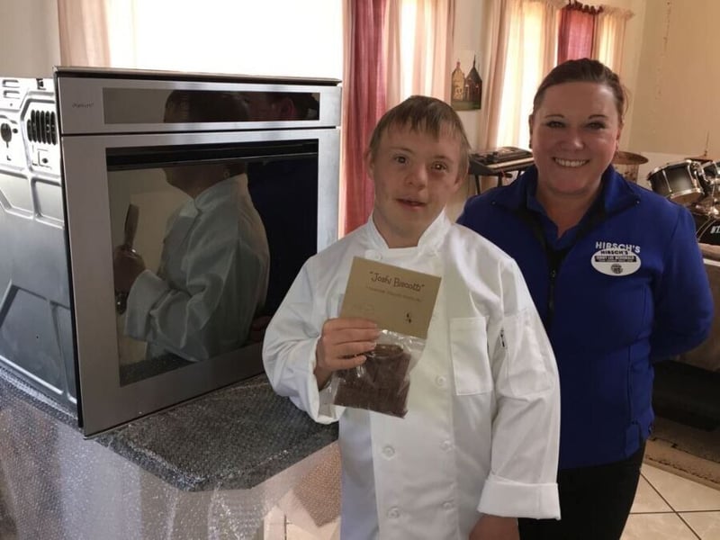 Gift from Margaret Hirsch to young entrepreneur.