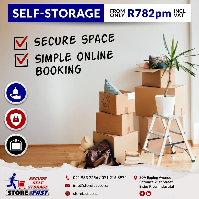 Cape Town Households and Small Businesses Choose Flexible Self Storage for Space and Peace of Mind