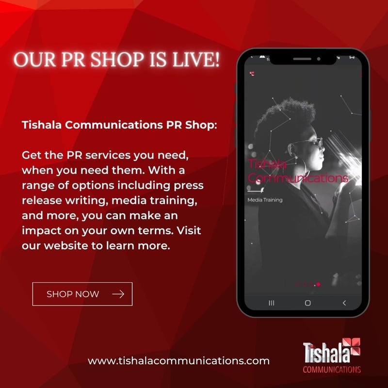 Introducing Tishala Communications' Digital PR Shop - A One-Stop Solution for Bespoke PR Services